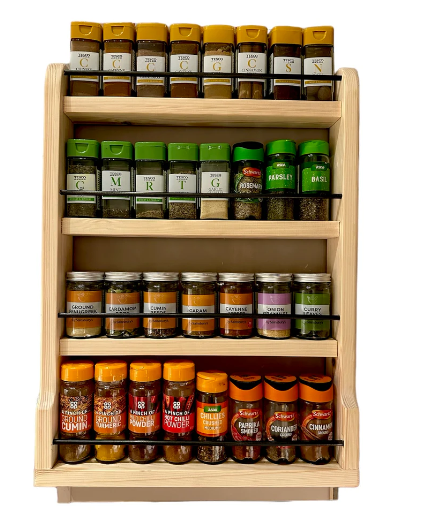 personalised spice racks are great sues chef gifts