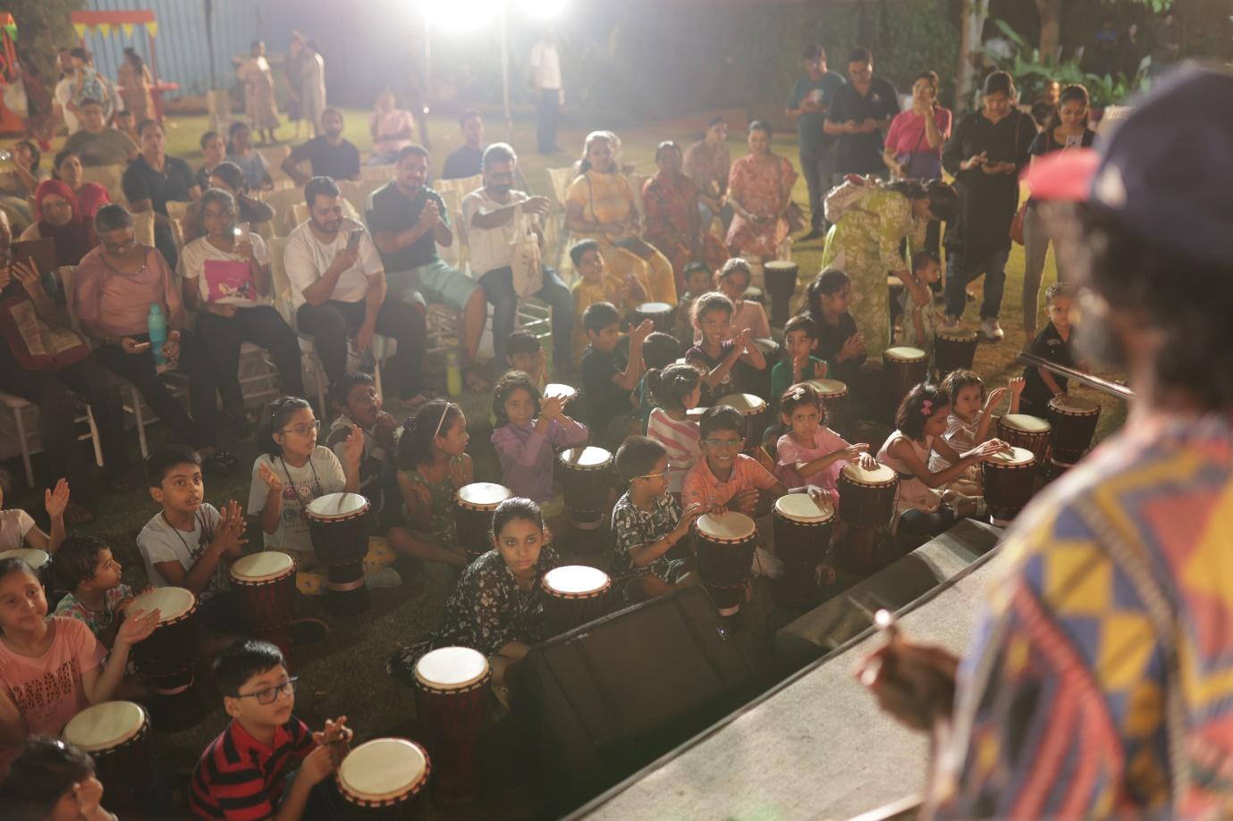 Children having fun at Palava Kids Fest at Lakeshore Club Lawn in Palava City