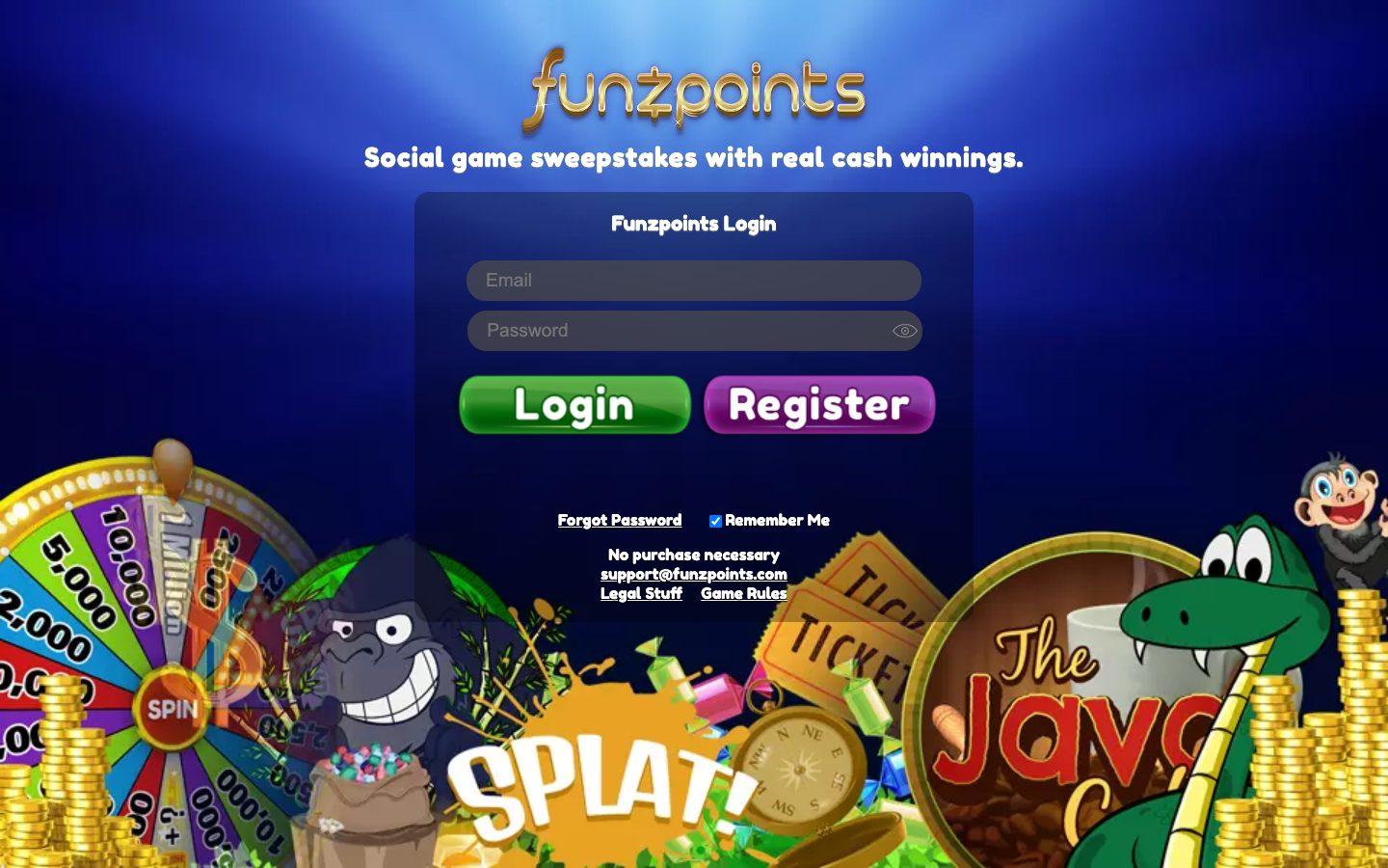 Funzpoints Login