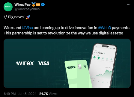 Wirex and Visa