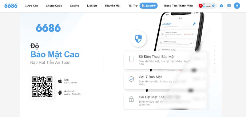 Tham gia vào trò chơi cá cược uy tín với 6686vn.online