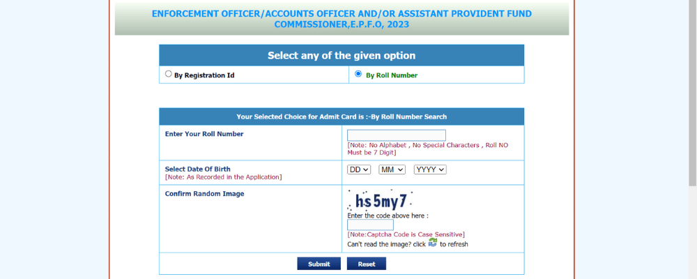 UPSC EPFO Admit Card 2023 Out, EPFO AO/EO/APFC Hall Ticket Link ...