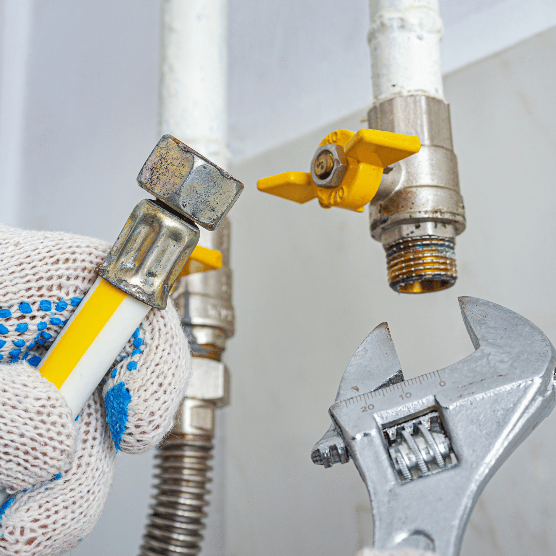 Fixing gas pipes