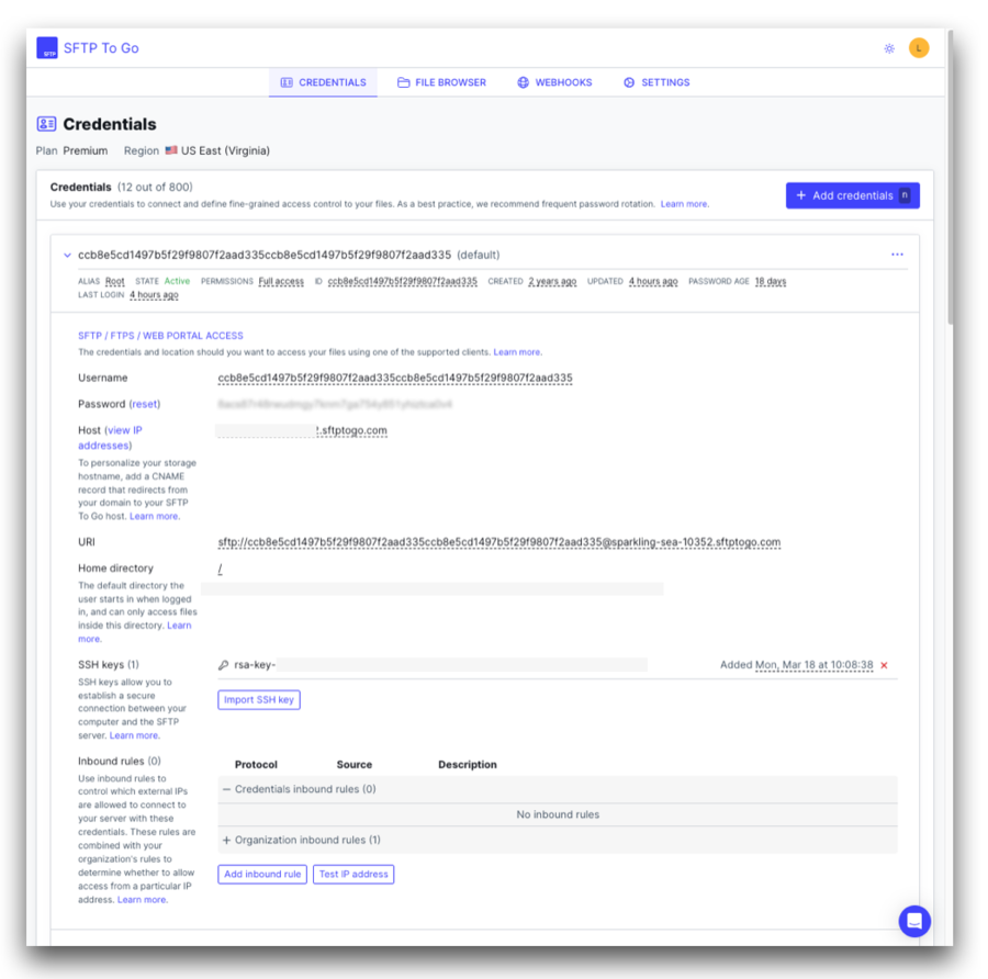 sftp to go mac sync