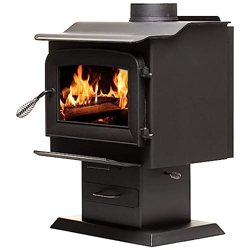 Ashley Hearth AW1120E-P 1,200 Sq. Ft. EPA Certified Pedestal Wood ...