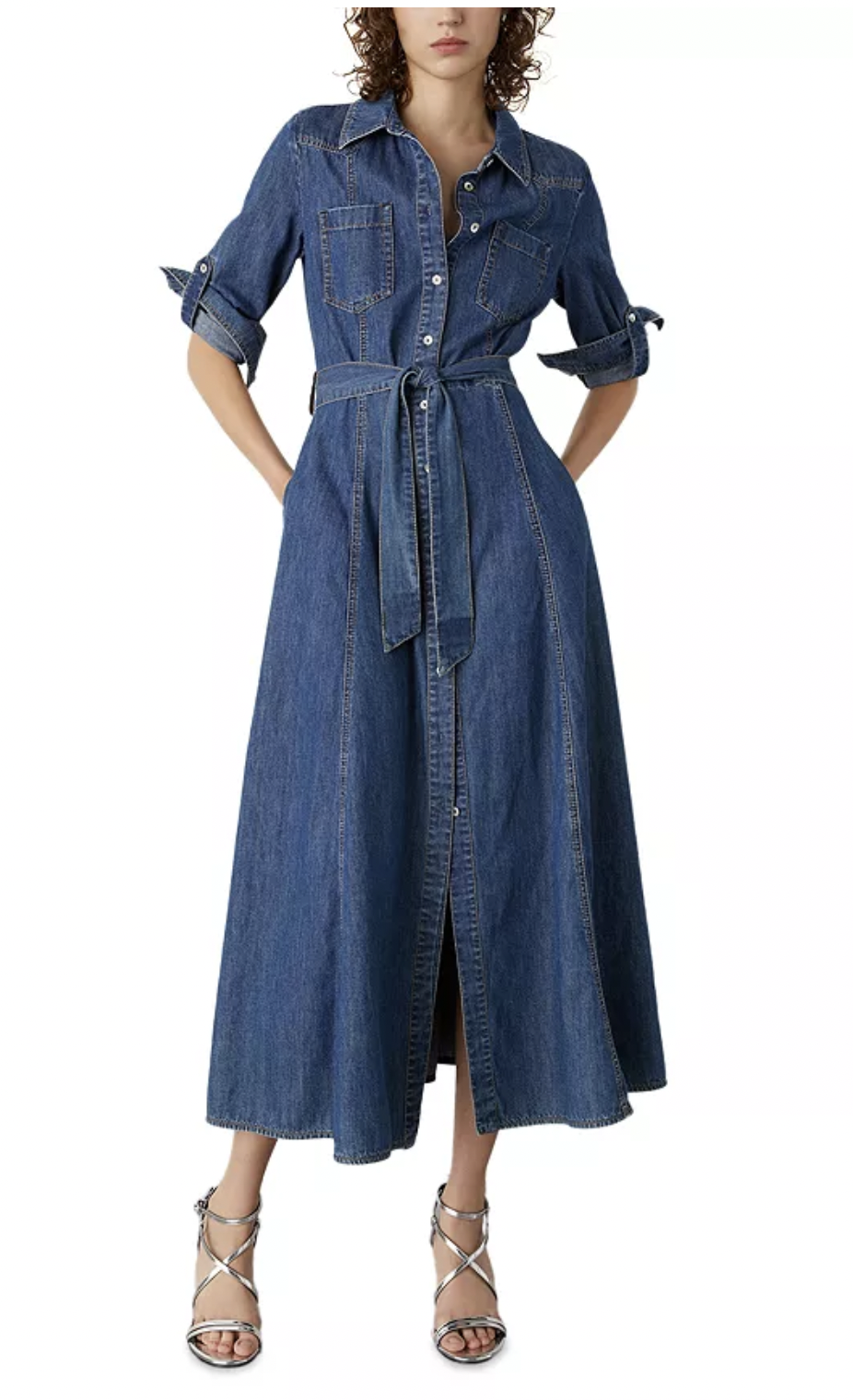 Robe chemise en jean Marella Alarico de Bloomingdale's