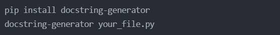 doctring-generator-python