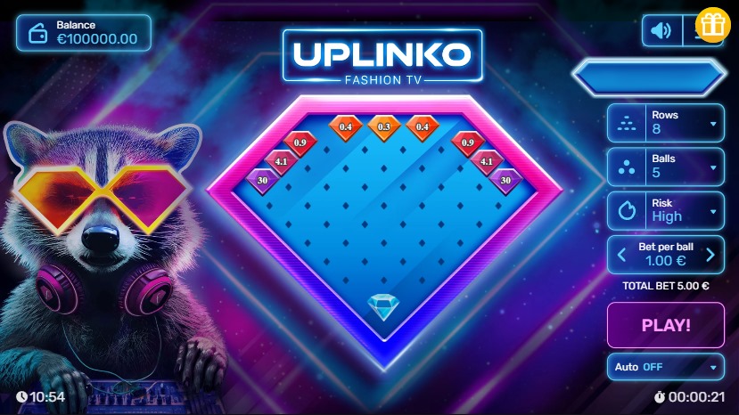 Jogar online Plinko