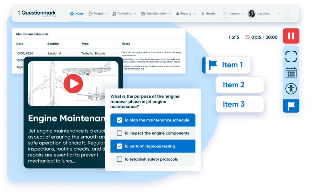 QuestionMark Online Proctoring Tool