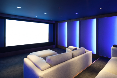 bonus room ideas for your basement remodel home theater with lounge seating custom built michigan