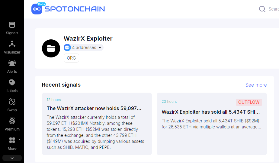 Hackers convert $200 million stolen from WazirX to ether, evading authorities