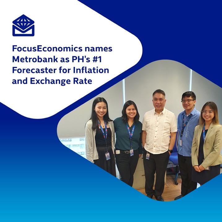 Metrobank named as the country’s top forecaster for 