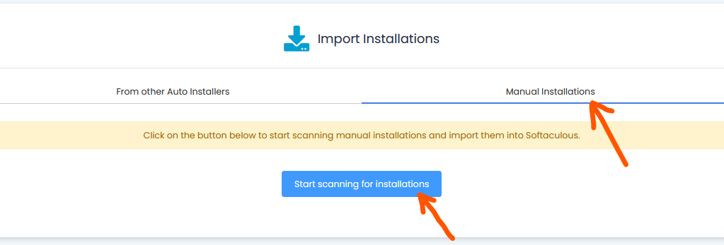 import WordPress installation