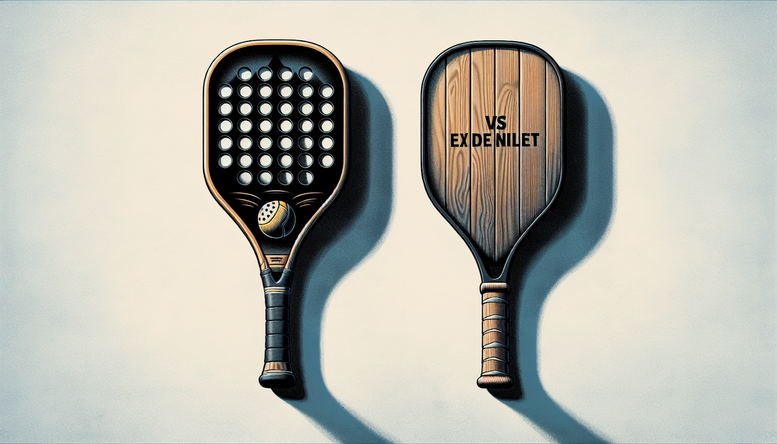 Comparison between expensive and budget-friendly pickleball paddles