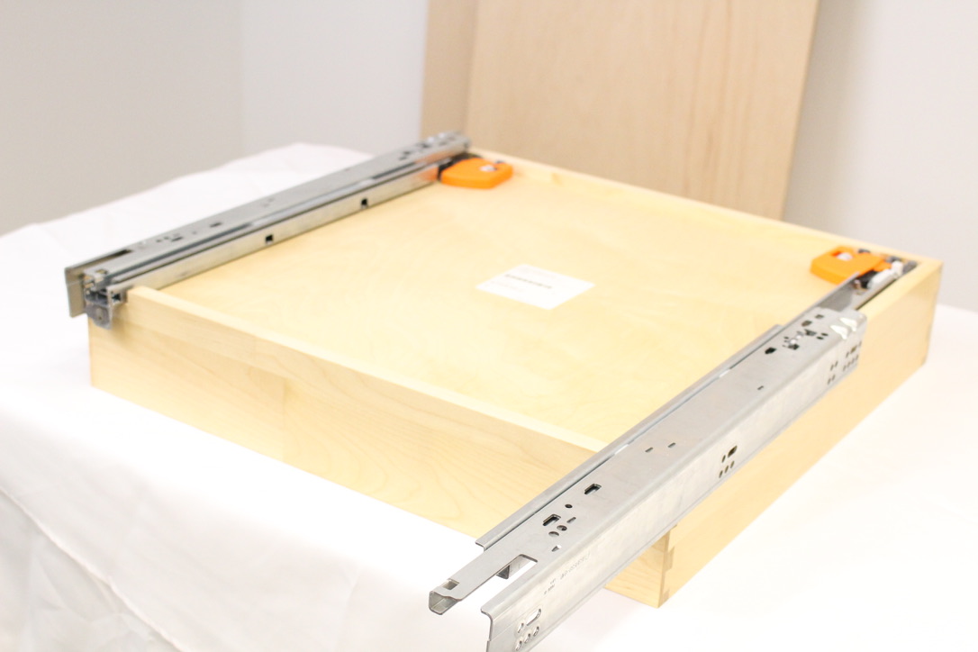 installing drawer glides for custom size drawer box