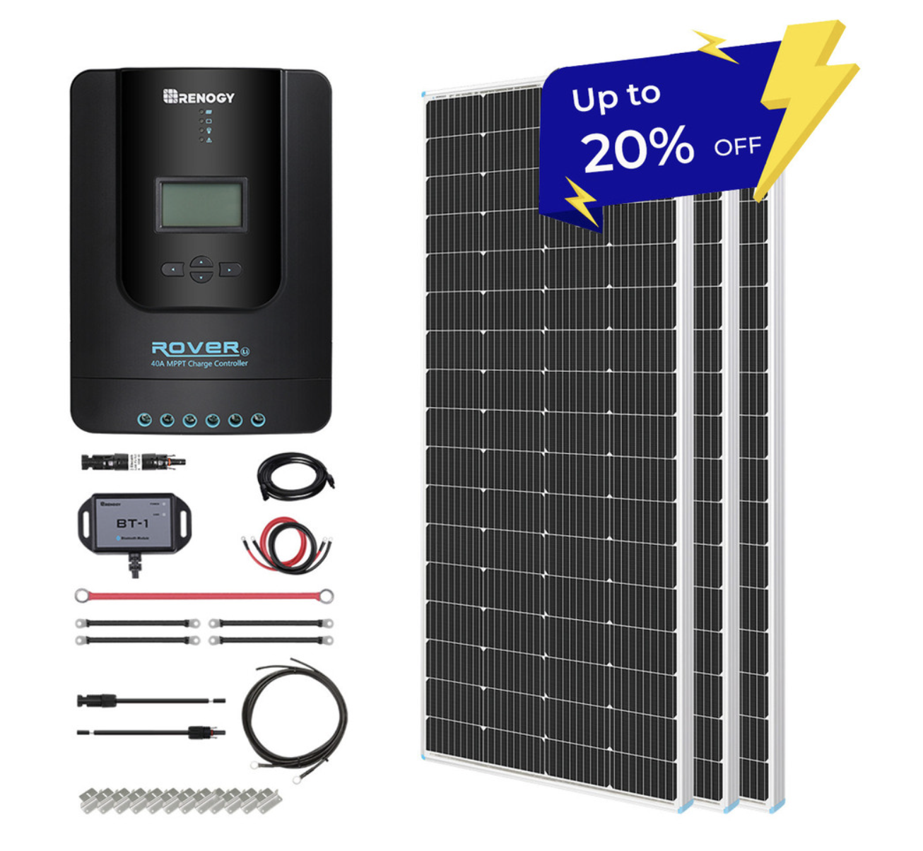 Renogy 600W 12V General Off-Grid Solar Kit