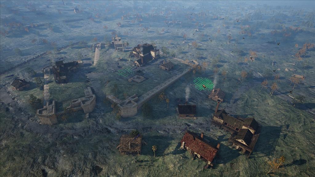 Aerial view of a destroyed area in kingmakers