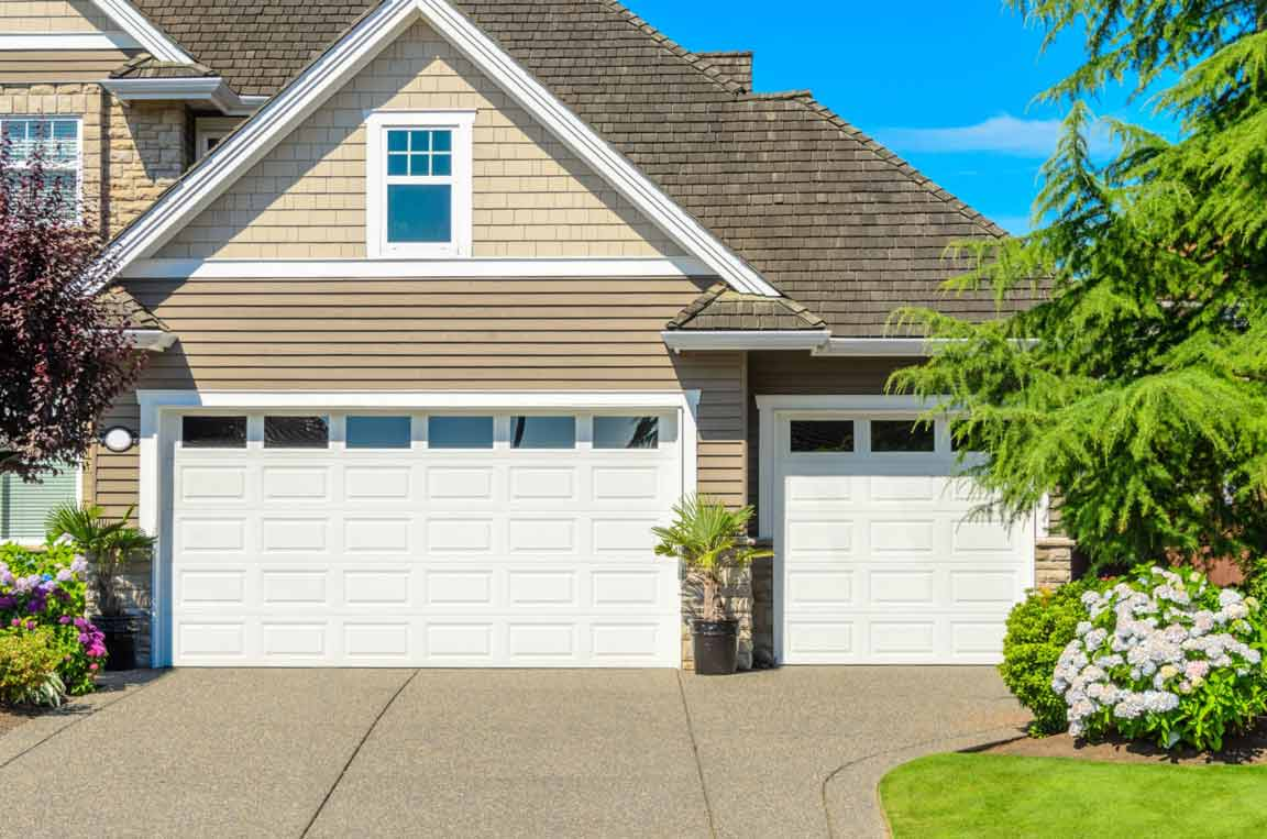 how much is a 16x7 garage door installed