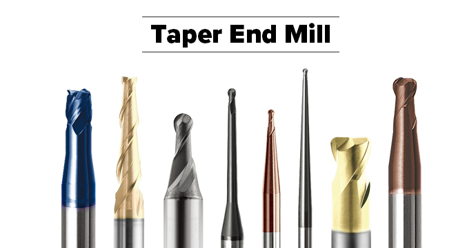 銑刀種類：斜度立銑刀(Taper End Mill)
