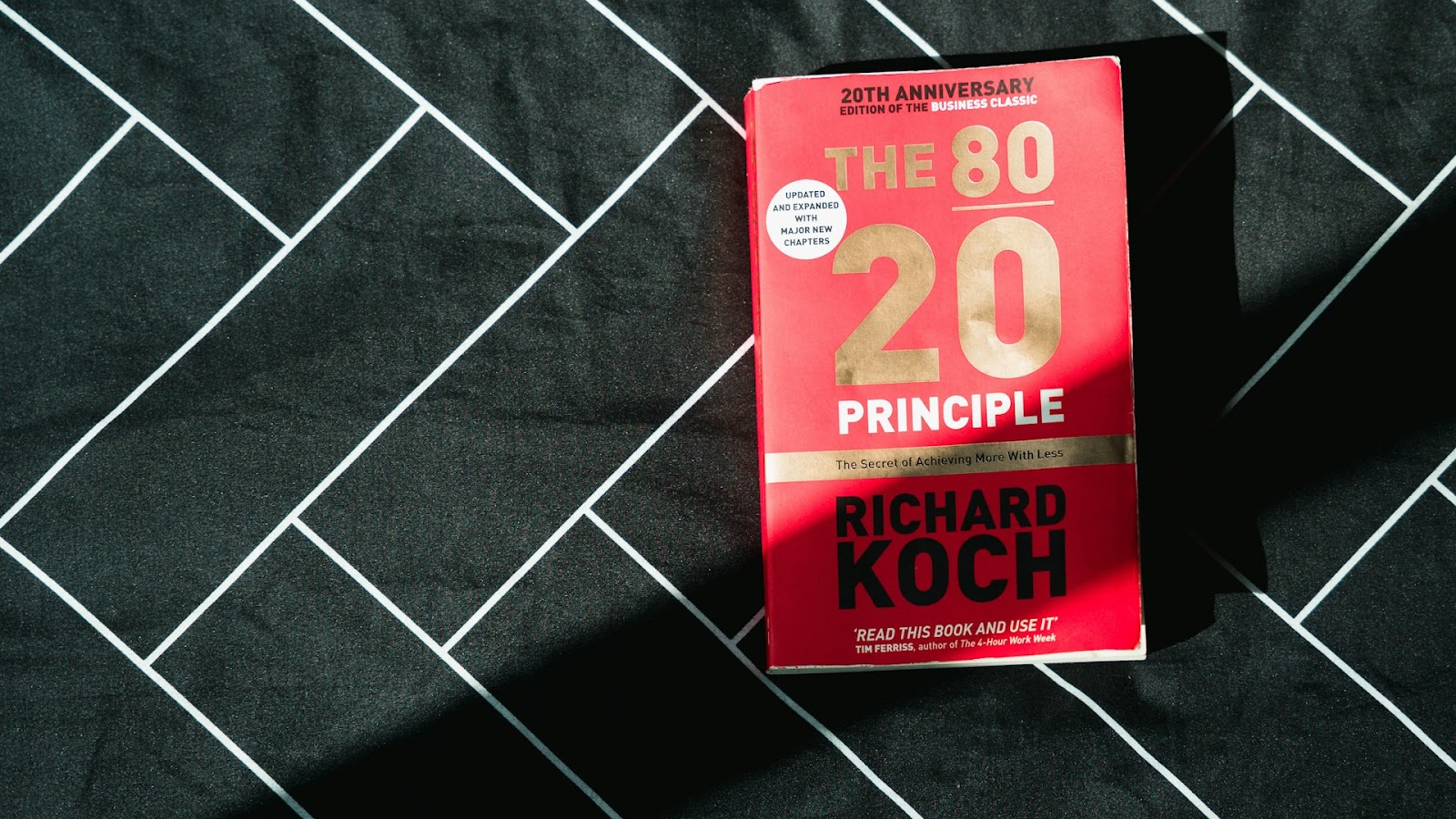 The book is about the 80 20 rule in business by Richard Koch