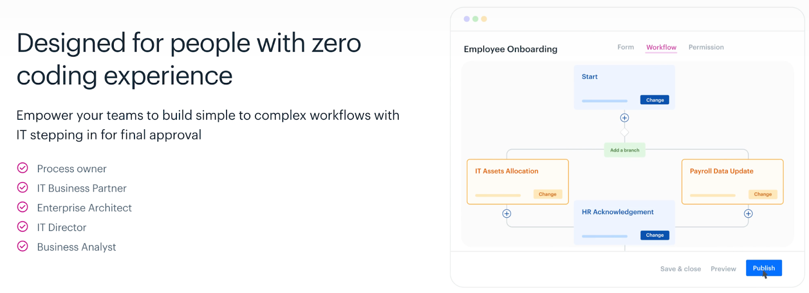 Ease of use in Workflow Management Plaform