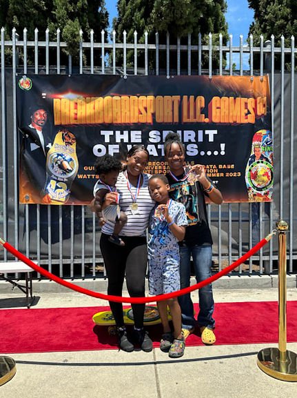 OLYMPIC RED CARPET EXPERIENCE IN WATTS, Los Angeles, CA, USA