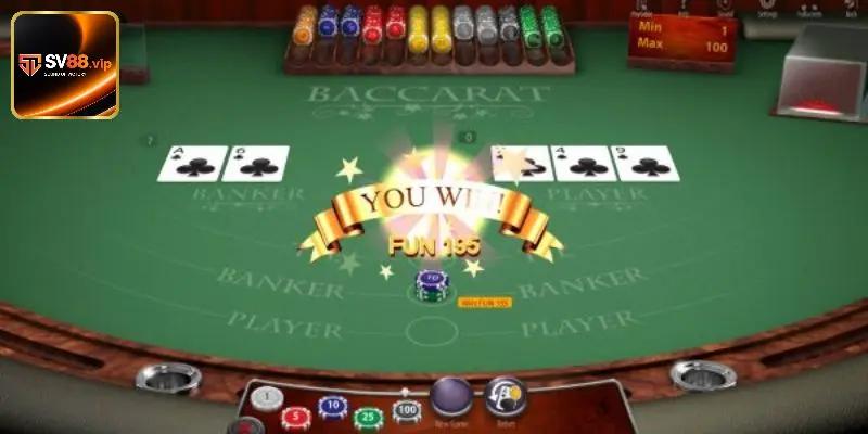 5 bước tham gia game Baccarat tại cổng game sv88