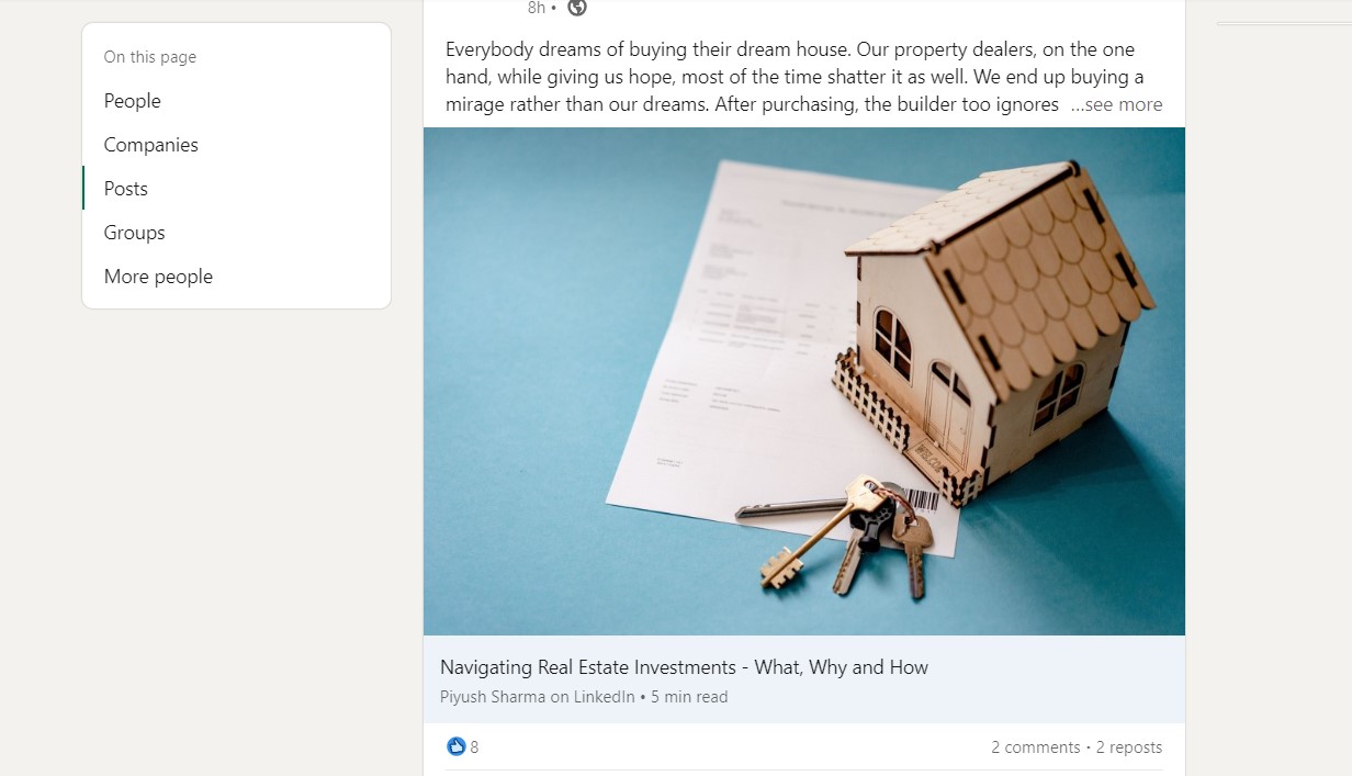 LinkedIn real estate marketing 