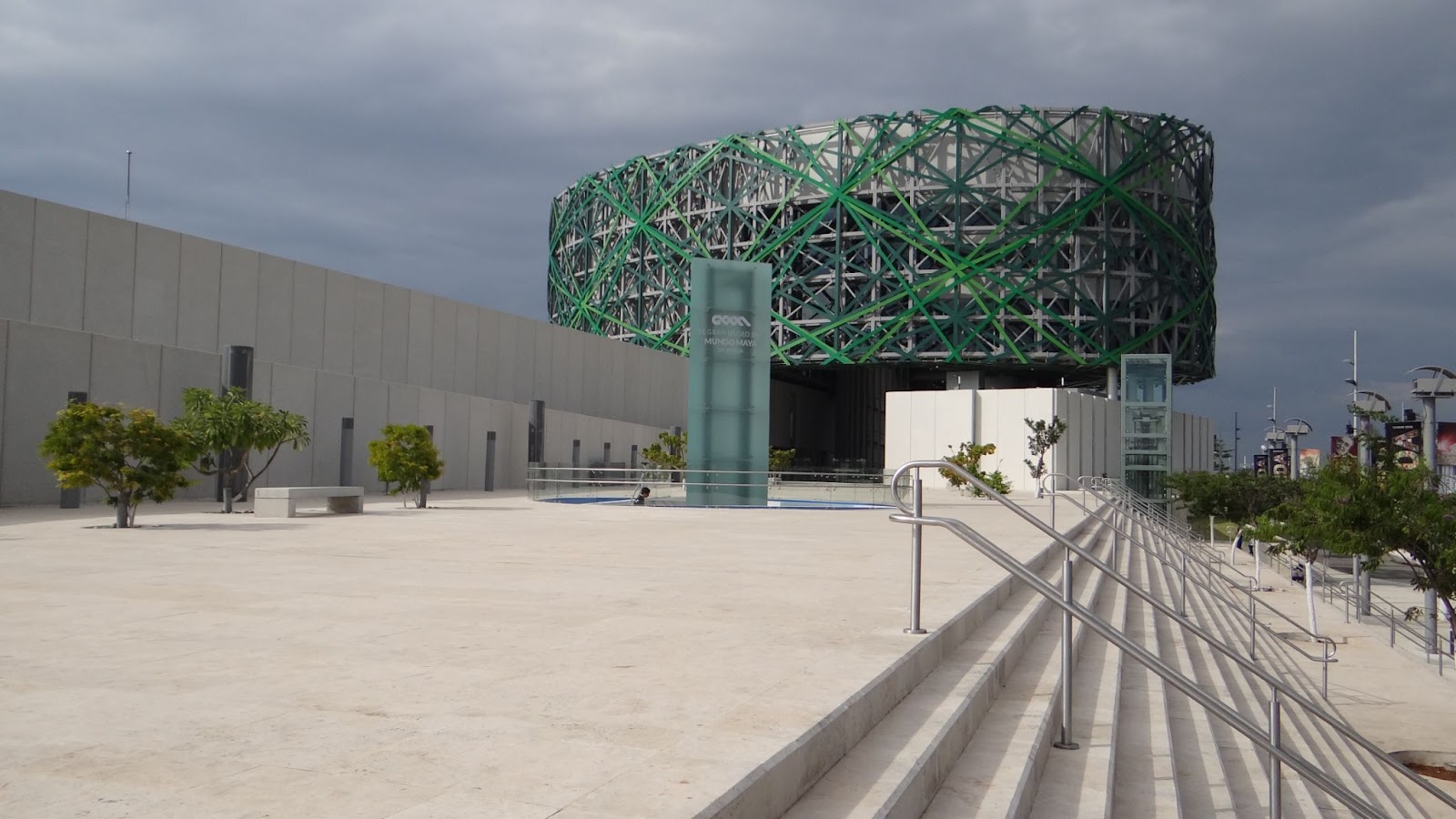 The view of Mayan World Museum showing the enterance. 