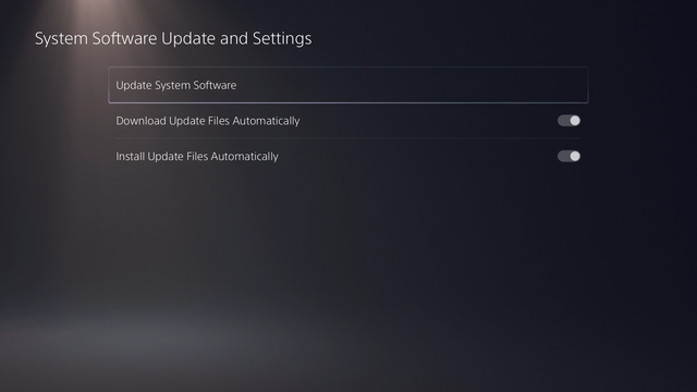 Update system software