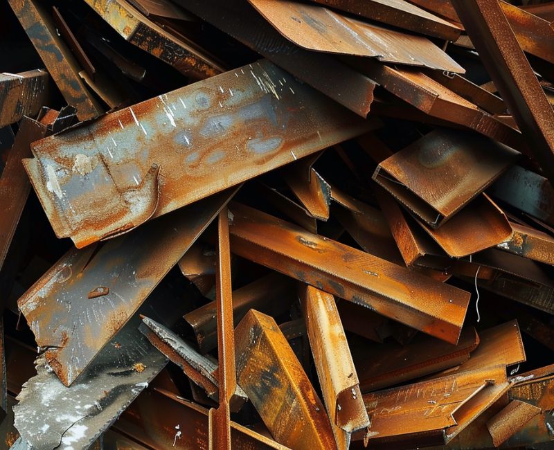 Recycled metal is salvaged from old structures and repurposed for new construction projects. This practice reduces waste and conserves natural resources, making it an environmentally friendly choice.