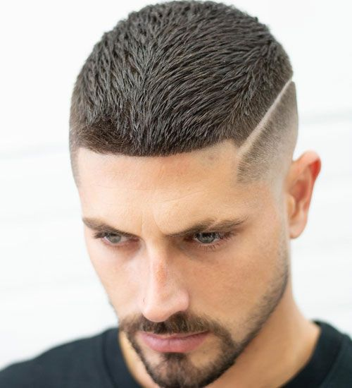 Picture of a guy wearing the Buzz Cut Fade with Textured Crop