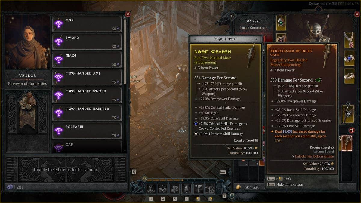 Diablo 4 Legendary items farm: How to get better gear | Rock Paper Shotgun
