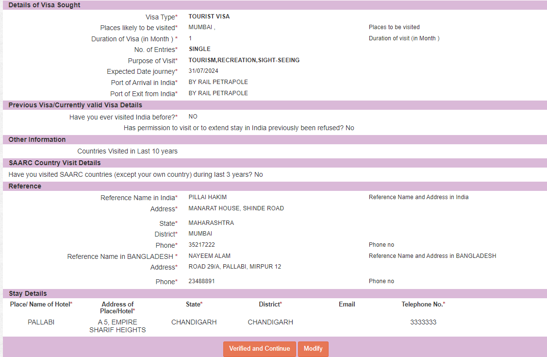 indian tourist visa for bangladesh