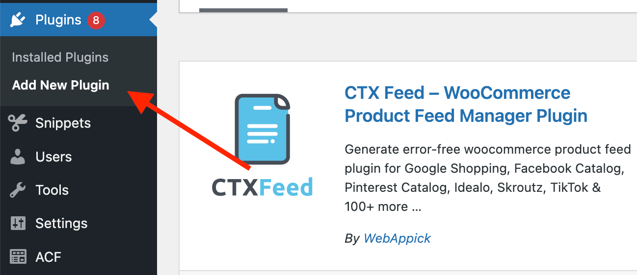 Click on Add new Plugin 