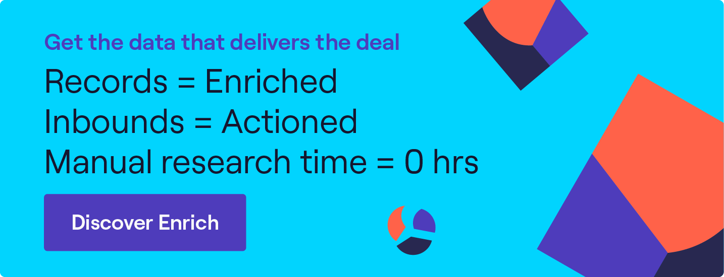 Get data that delivers the deal with Cognism's Enrich! Click to find out more.