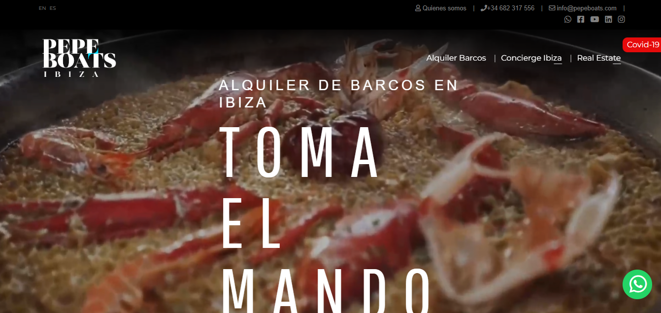 Excursiones marítimas en Ibiza.
