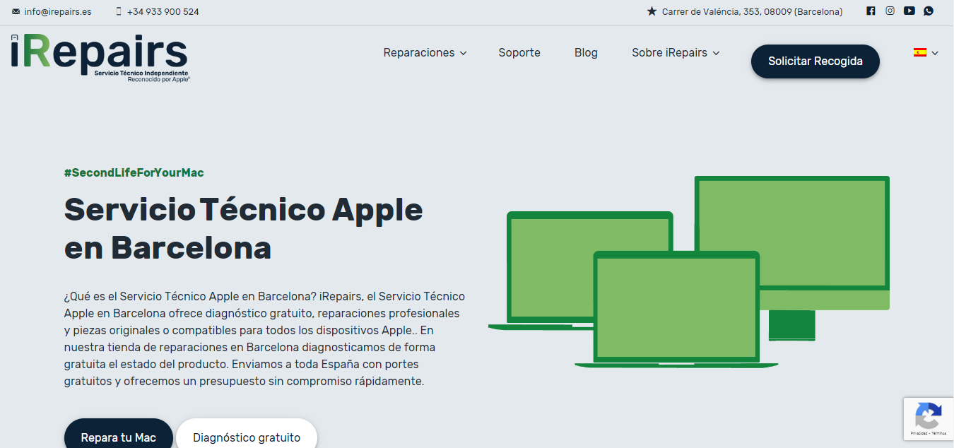 Soluciones rápidas en reparación de macbook en Barcelona.
