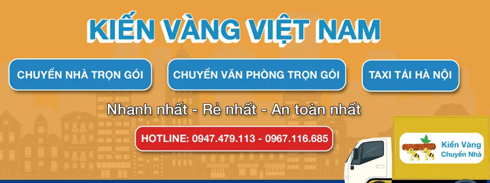 Giới thiệu công ty chuyển nhà Kiến Vàng Việt Nam