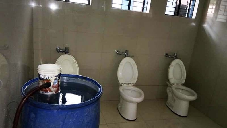 Bathroom in PNR Philippines