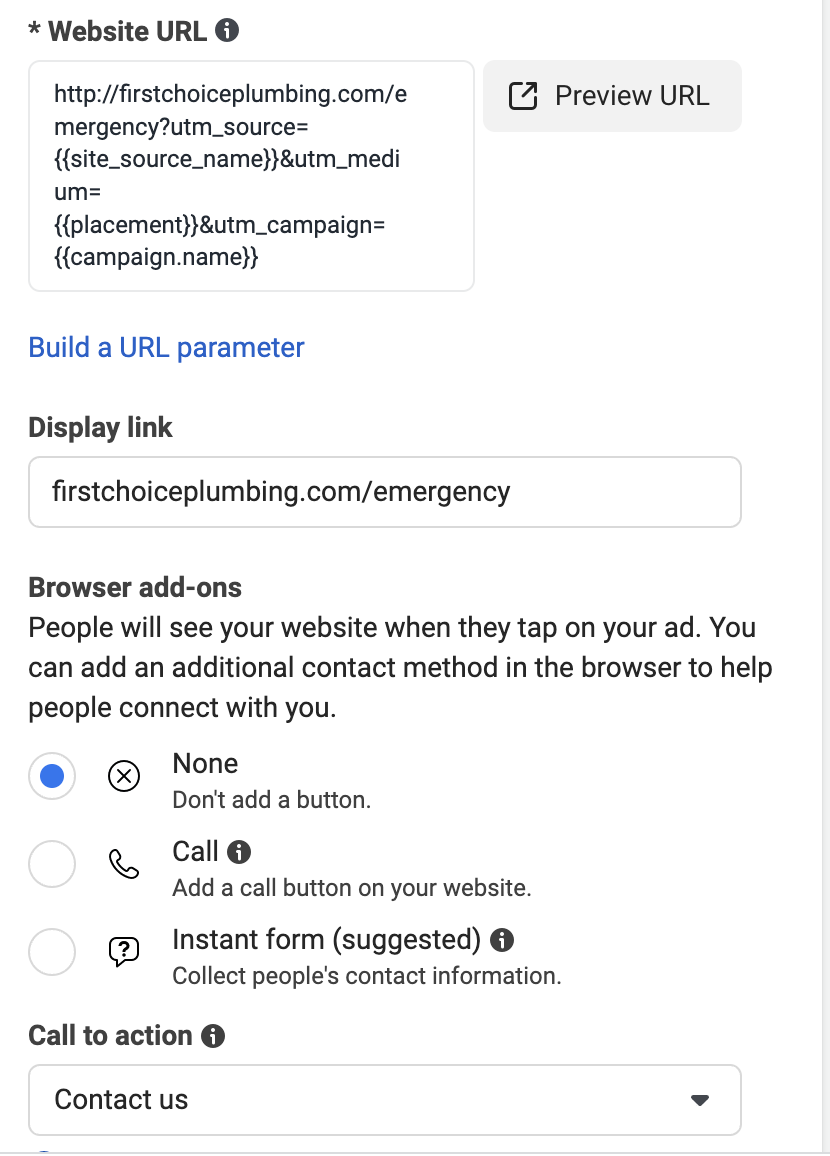 Website URL