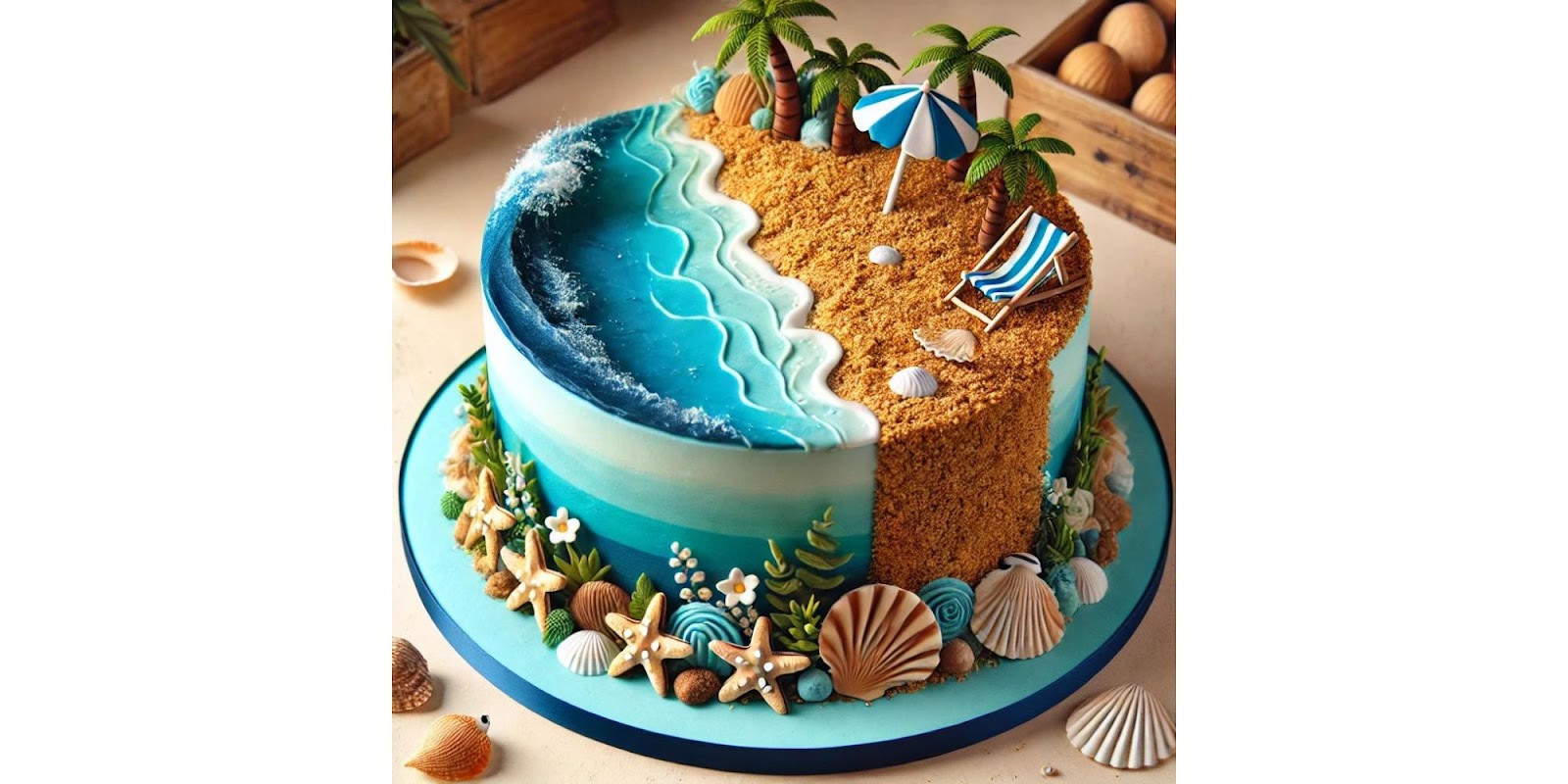 Beach Themed Cakes