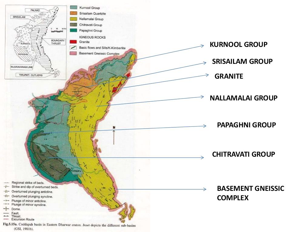 Geological Age of Cuddapah Basin