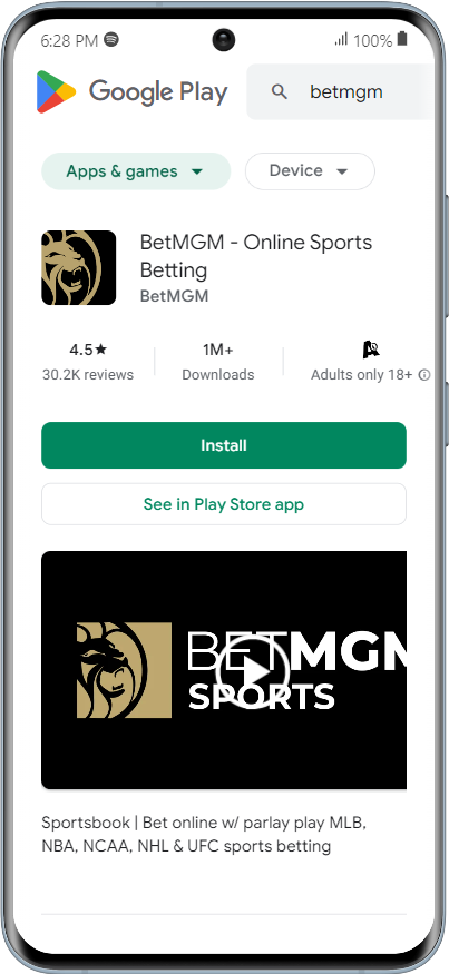 BetMGM app Android