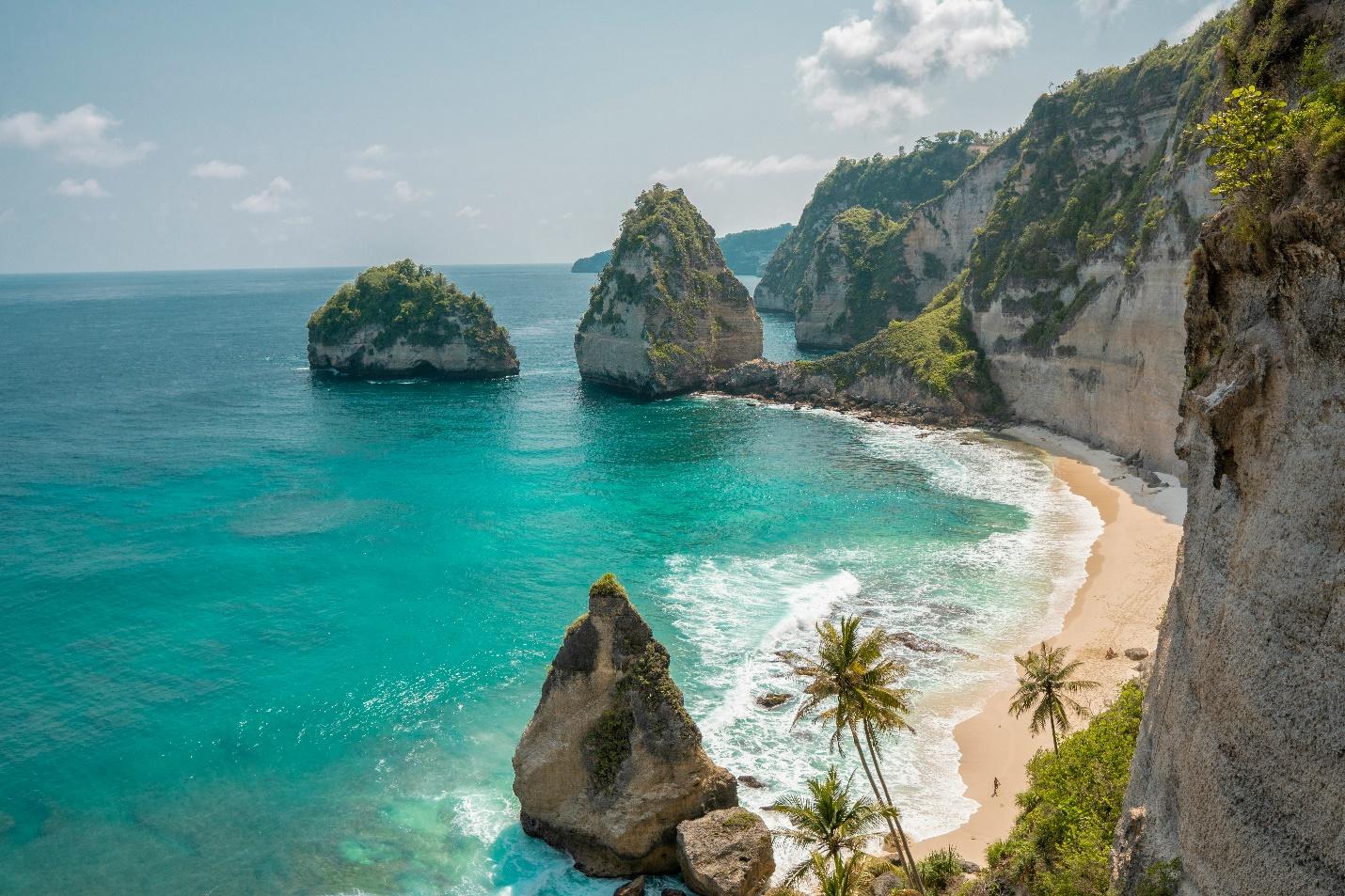 Pristine sandy beach