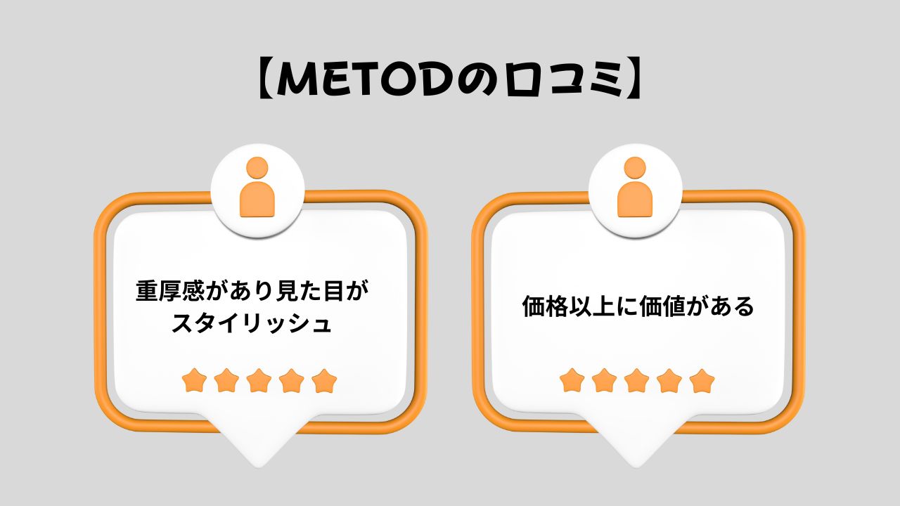 METODの口コミ