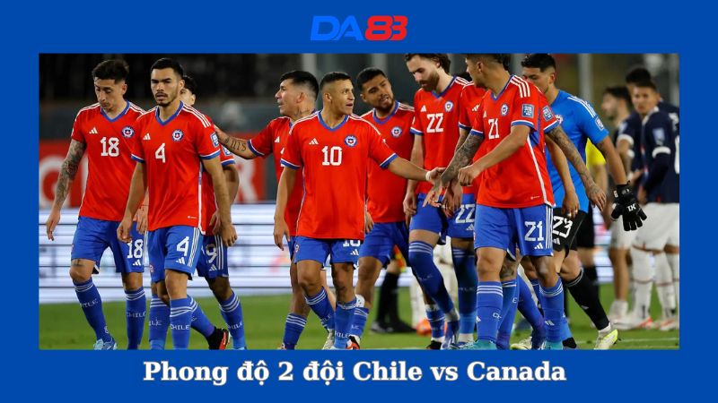 Phong độ 2 đội Chile và Canada