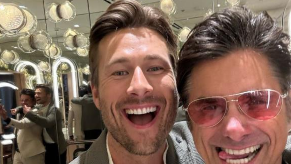 John Stamos Glen Powell