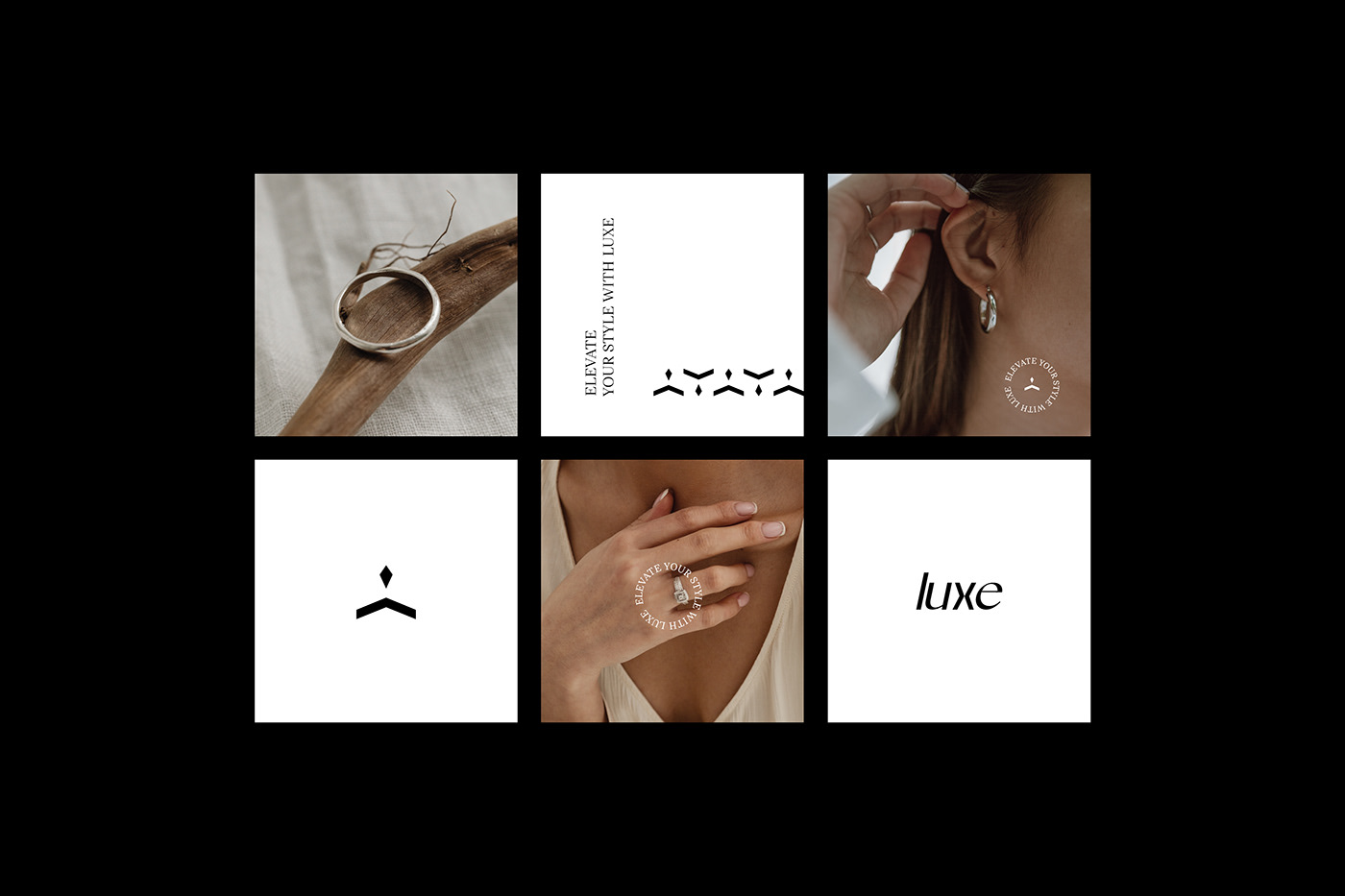 Artifact from the Luxe®: Branding and Visual Identity with Exquisite Silver Jewelry article on Abduzeedo