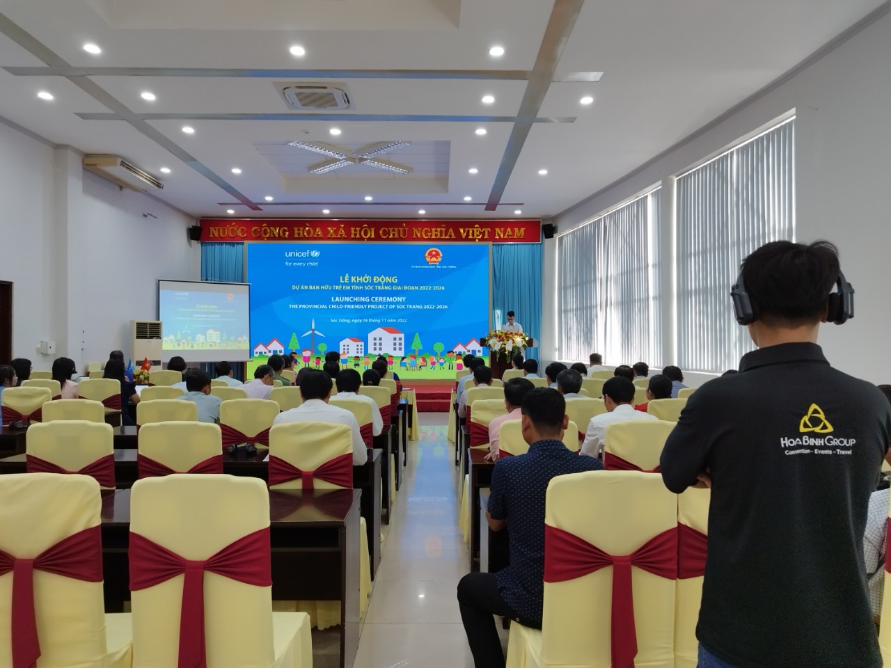 Backdrop bằng màn LED mang lại sự sống động cho chương trình